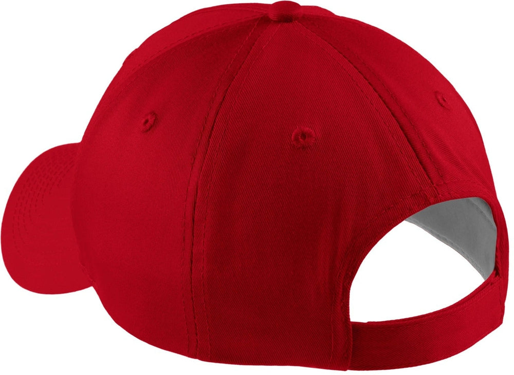 no-logo Port & Company Five-Panel Twill Cap-Regular-Port & Company-Thread Logic 