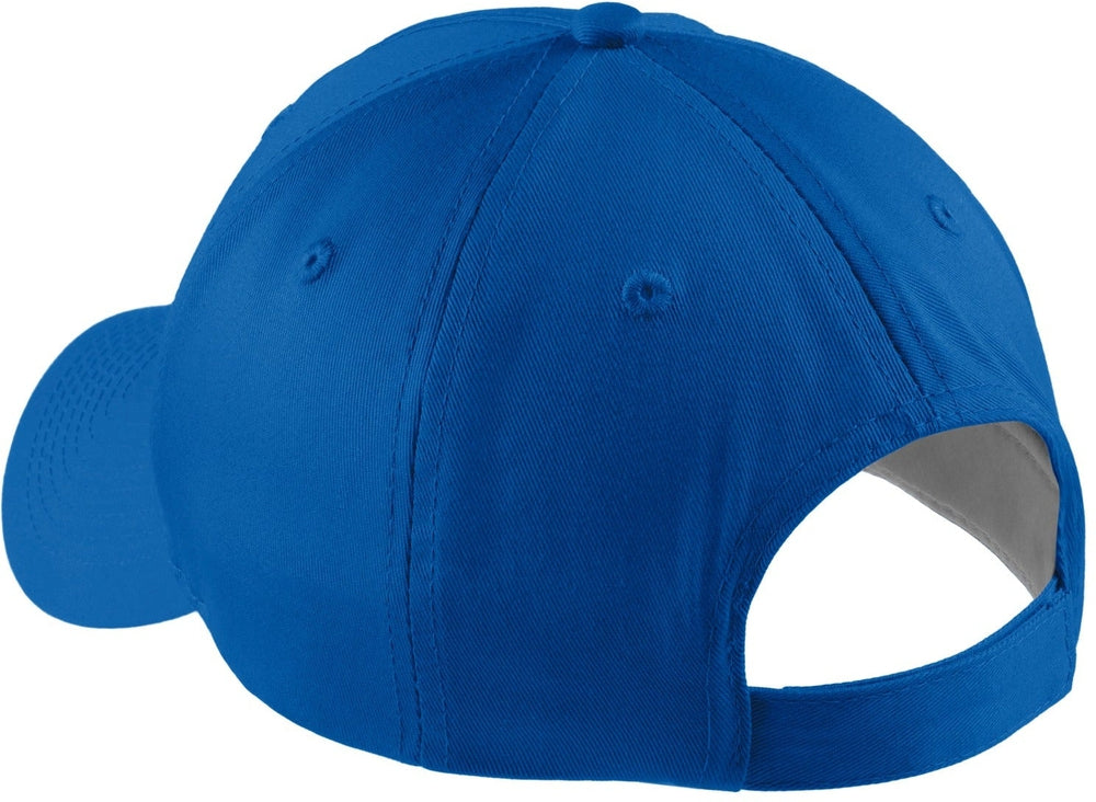 no-logo Port & Company Five-Panel Twill Cap-Regular-Port & Company-Thread Logic 