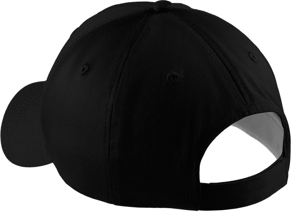 no-logo Port & Company Five-Panel Twill Cap-Regular-Port & Company-Thread Logic 