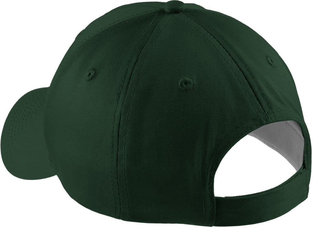 no-logo Port & Company Five-Panel Twill Cap-Regular-Port & Company-Thread Logic 