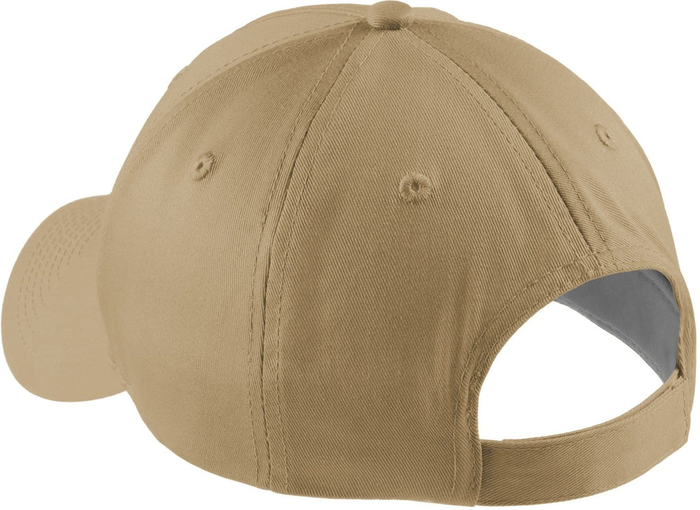 no-logo Port & Company Five-Panel Twill Cap-Regular-Port & Company-Thread Logic 