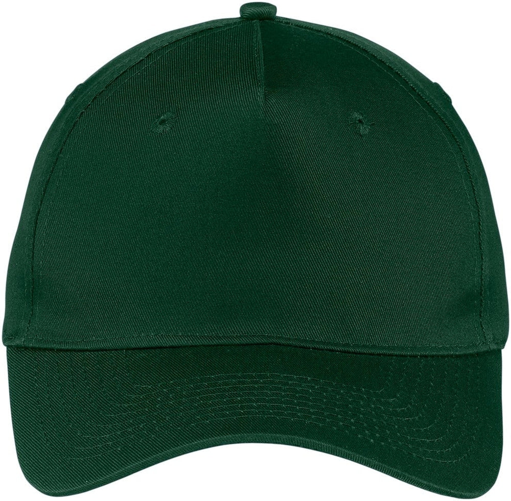 Port & Company Five-Panel Twill Cap-Regular-Port & Company-Hunter-OSFA-Thread Logic 