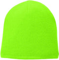 Port & Company Fleece-Lined Beanie Cap-Regular-Port & Company-Neon Green-OSFA-Thread Logic 