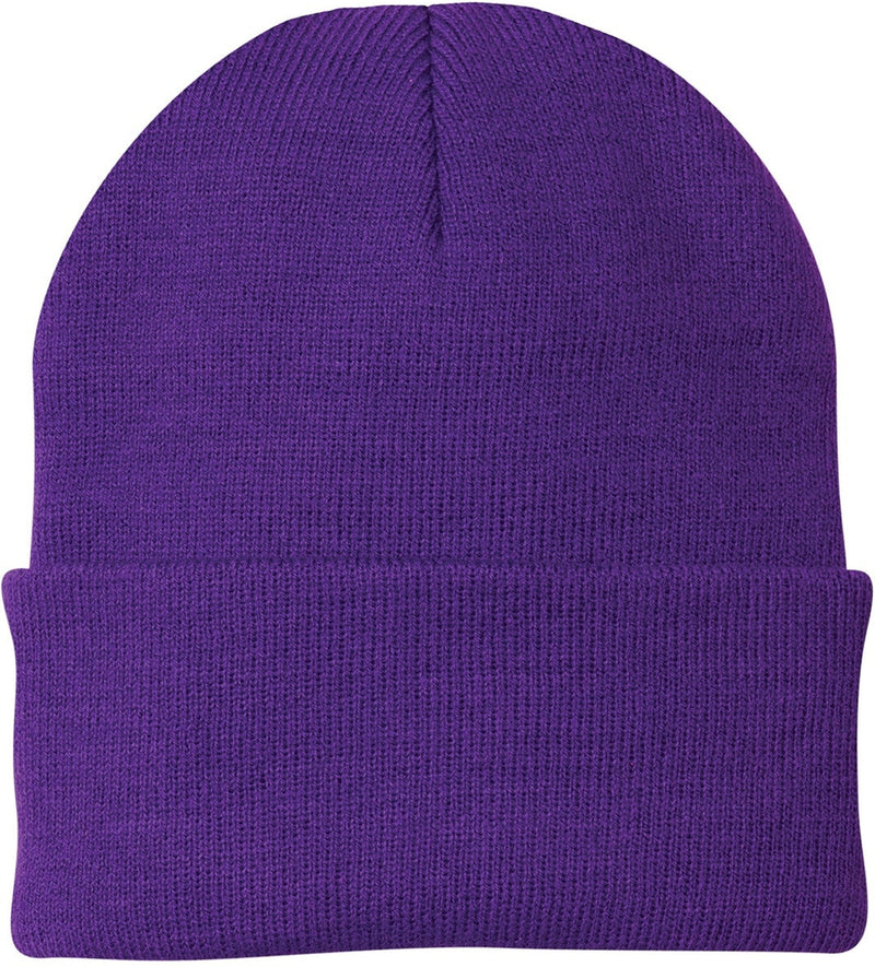 Port & Company Knit Cap-Regular-Port & Company-Athletic Purple-Thread Logic