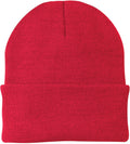 Port & Company Knit Cap-Regular-Port & Company-Athletic Red-Thread Logic