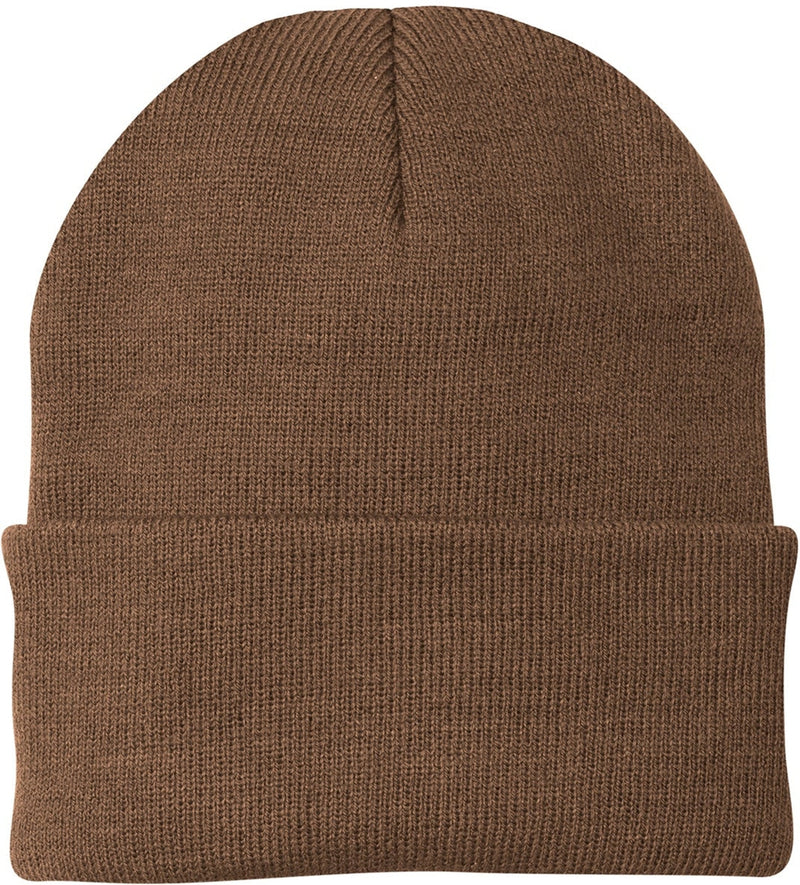 Port & Company Knit Cap-Regular-Port & Company-Brown-Thread Logic
