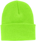 Port & Company Knit Cap-Regular-Port & Company-Neon Green-Thread Logic