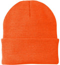 Port & Company Knit Cap-Regular-Port & Company-Neon Orange-Thread Logic