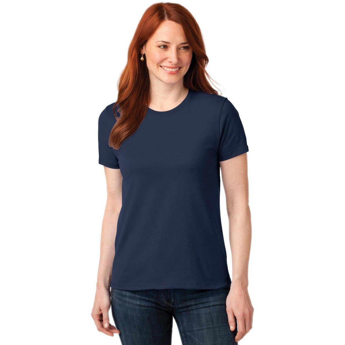 no-logo Port & Company Women's 50/50 T-Shirt-Polos-Port & Company-Thread Logic