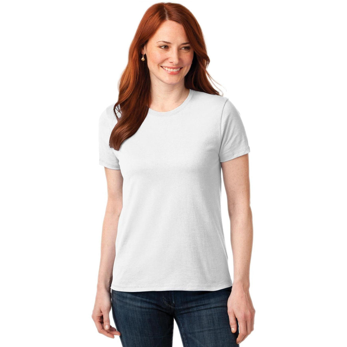 no-logo Port & Company Women's 50/50 T-Shirt-Polos-Port & Company-Thread Logic