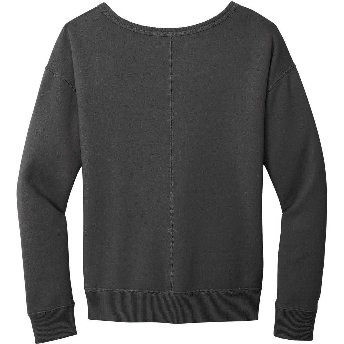 no-logo Port & Company Ladies Beach Wash Garment-Dyed V-Neck Sweatshirt-Apparel-Port & Company-Thread Logic