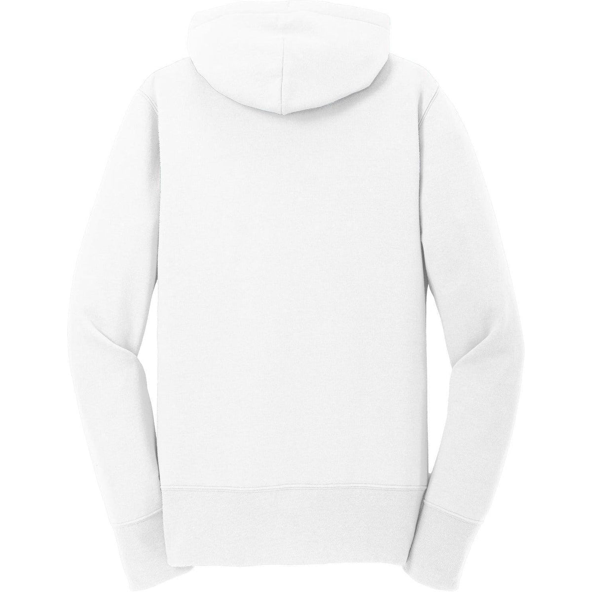 no-logo Port & Company Ladies Core Fleece Full-Zip Hooded Sweatshirt-Regular-Port & Company-Thread Logic