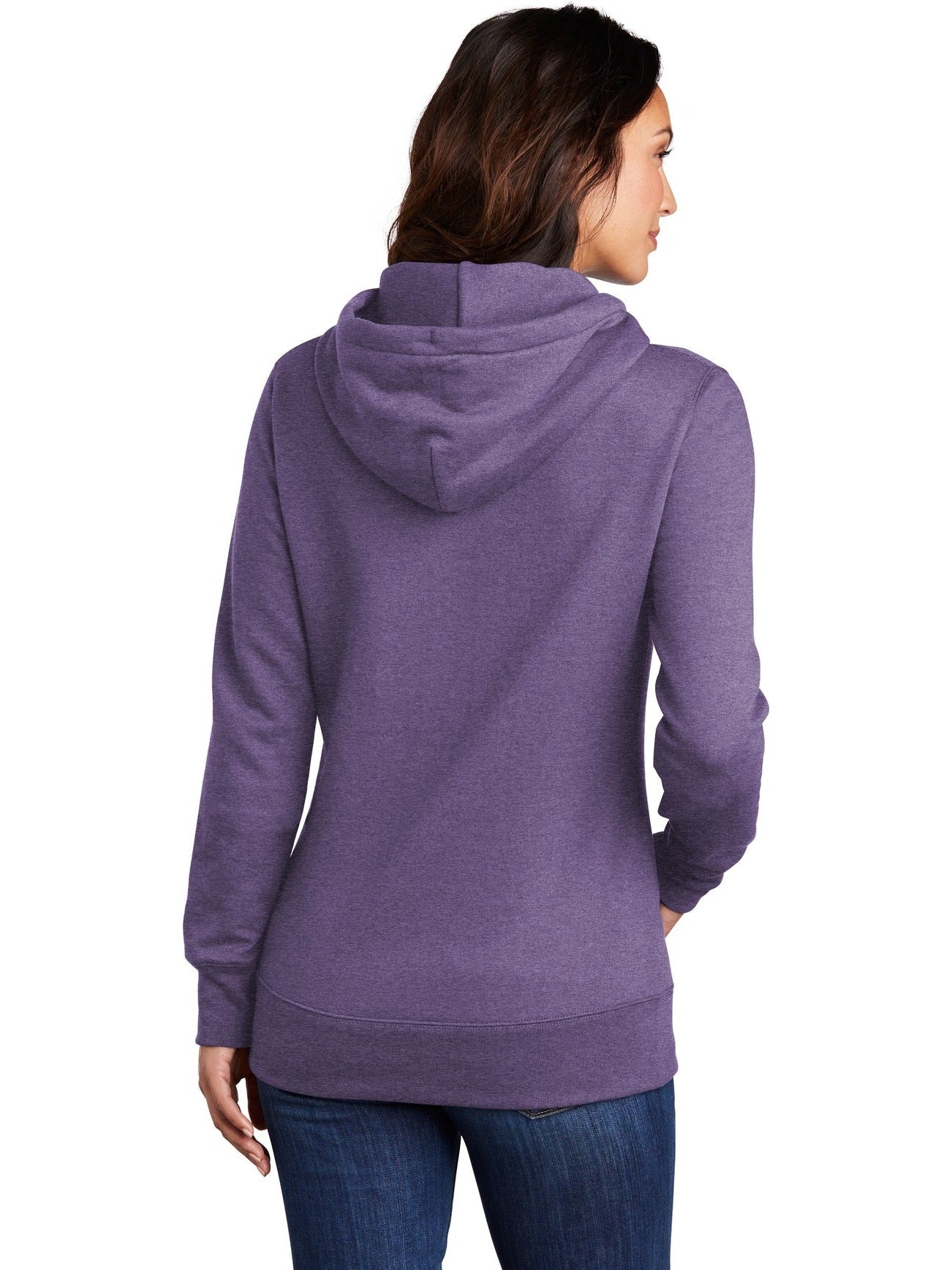no-logo Port & Company Ladies Core Fleece Pullover Hooded Sweatshirt-Regular-Port & Company-Thread Logic