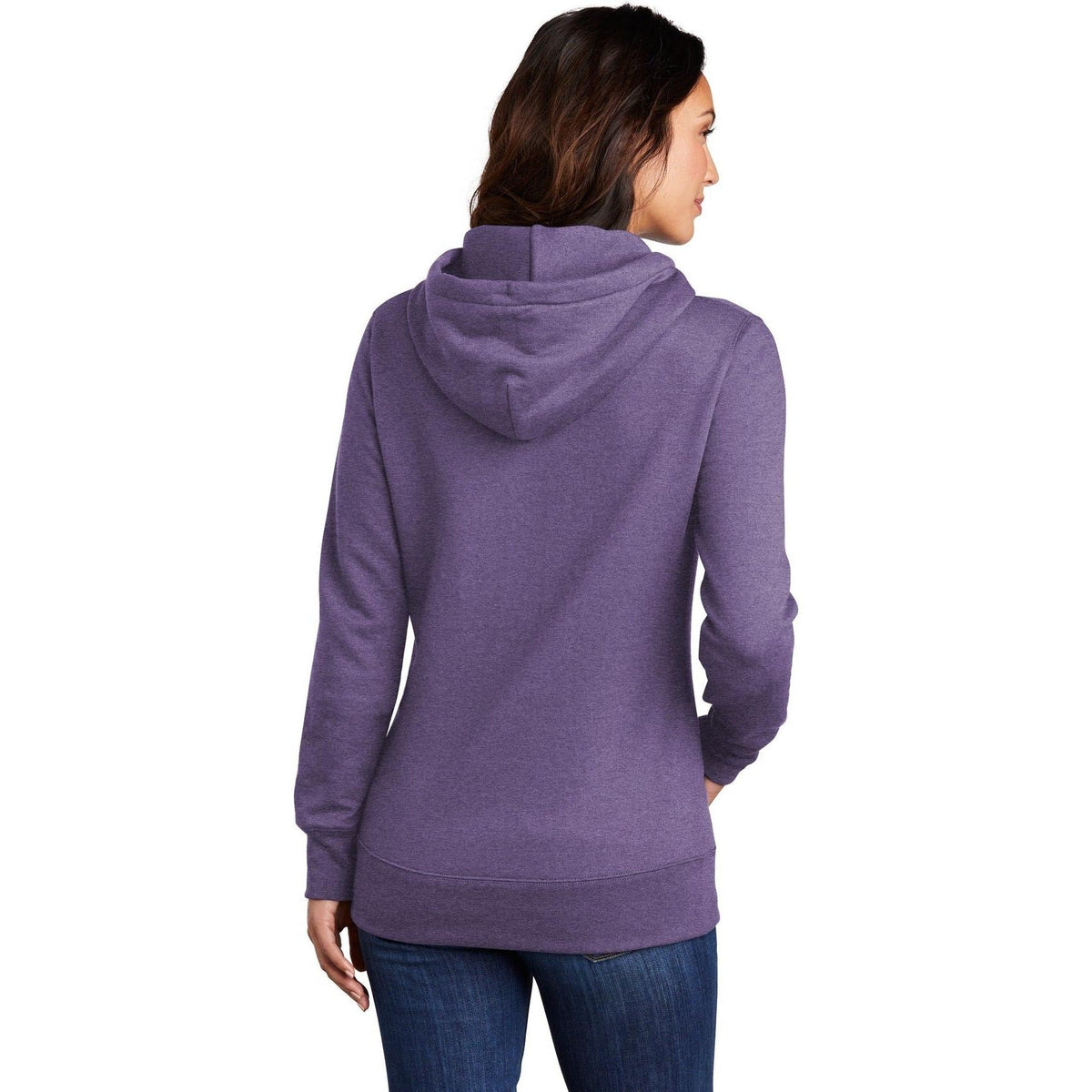 no-logo Port & Company Ladies Core Fleece Pullover Hooded Sweatshirt-Regular-Port & Company-Thread Logic