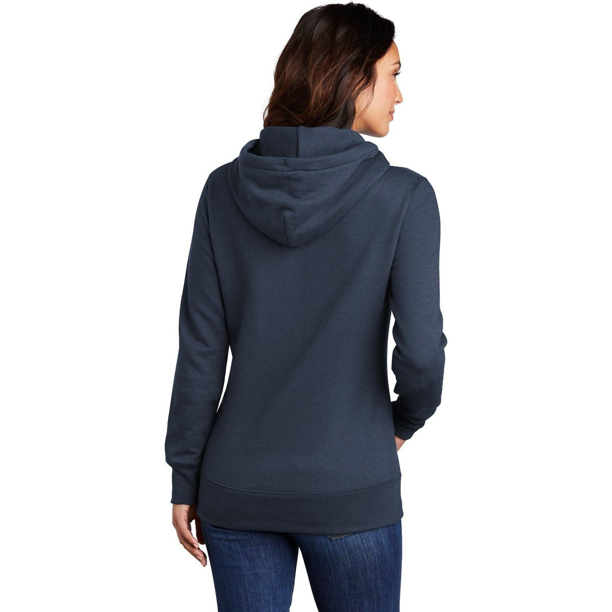 no-logo Port & Company Ladies Core Fleece Pullover Hooded Sweatshirt-Regular-Port & Company-Thread Logic