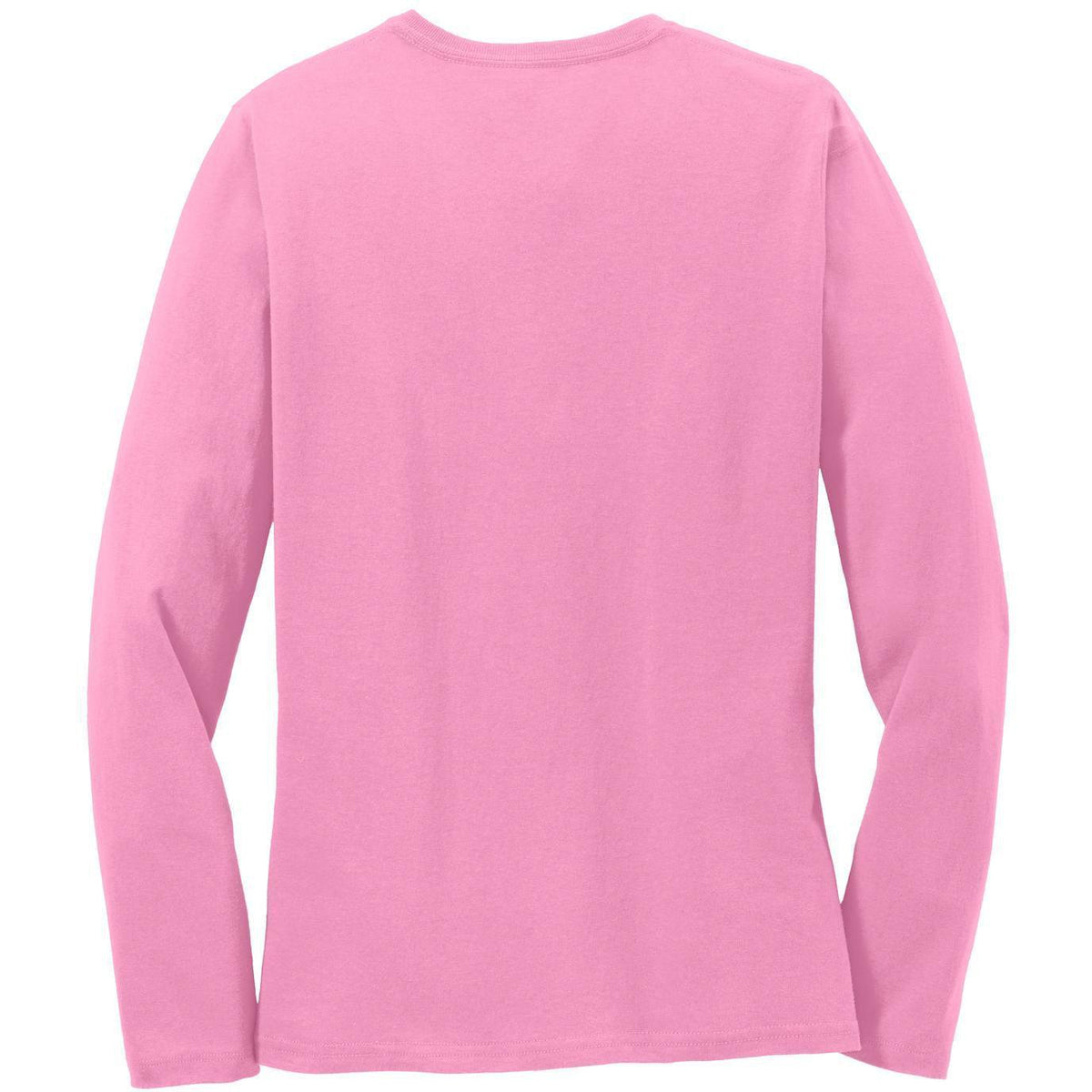 no-logo Port & Company Women's Long Sleeve Cotton T-Shirt-Regular-Port & Company-Thread Logic