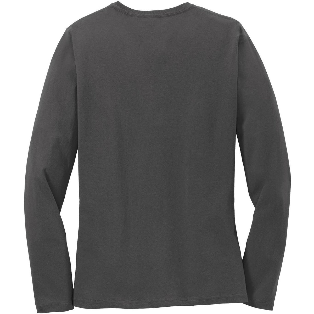 no-logo Port & Company Women's Long Sleeve Cotton T-Shirt-Regular-Port & Company-Thread Logic