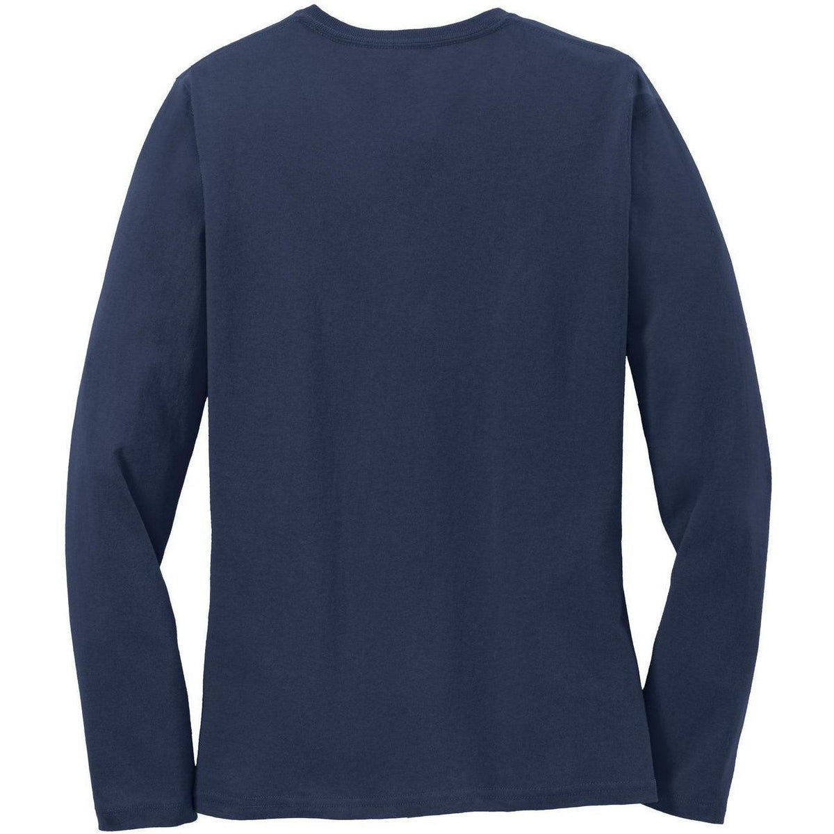 no-logo Port & Company Women's Long Sleeve Cotton T-Shirt-Regular-Port & Company-Thread Logic