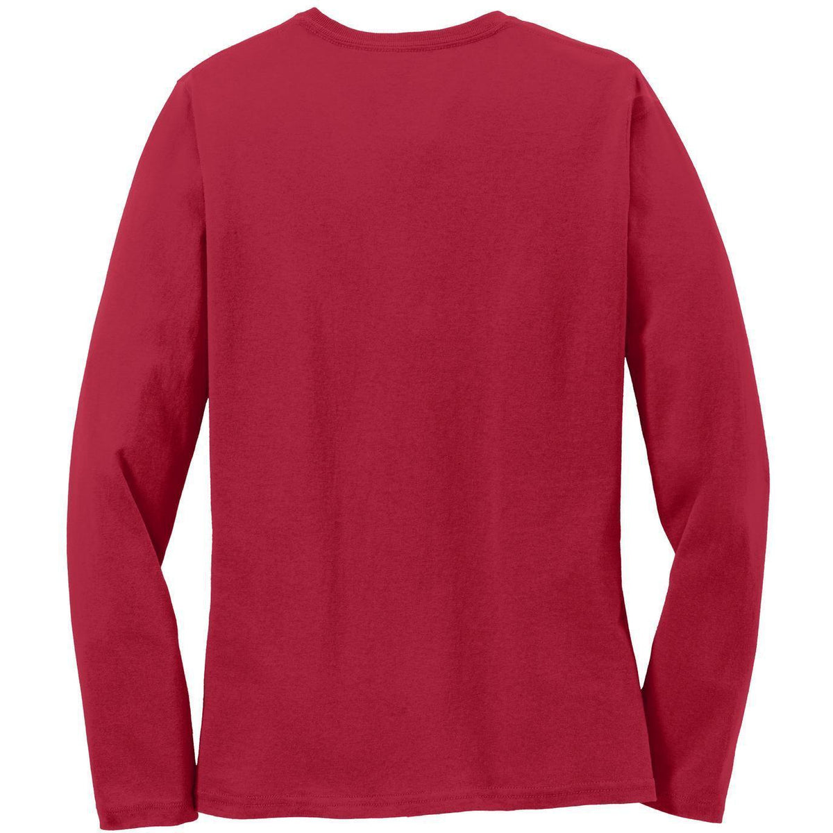 no-logo Port & Company Women's Long Sleeve Cotton T-Shirt-Regular-Port & Company-Thread Logic