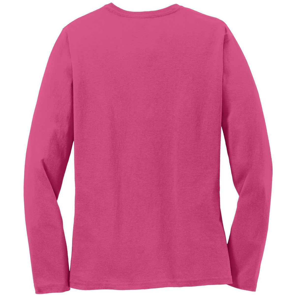no-logo Port & Company Women's Long Sleeve Cotton T-Shirt-Regular-Port & Company-Thread Logic