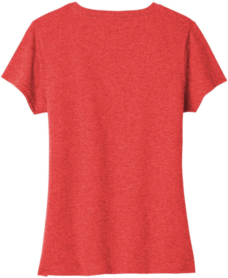 no-logo Port & Company Ladies Tri-Blend V-Neck Tee-Regular-Port & Company-Thread Logic