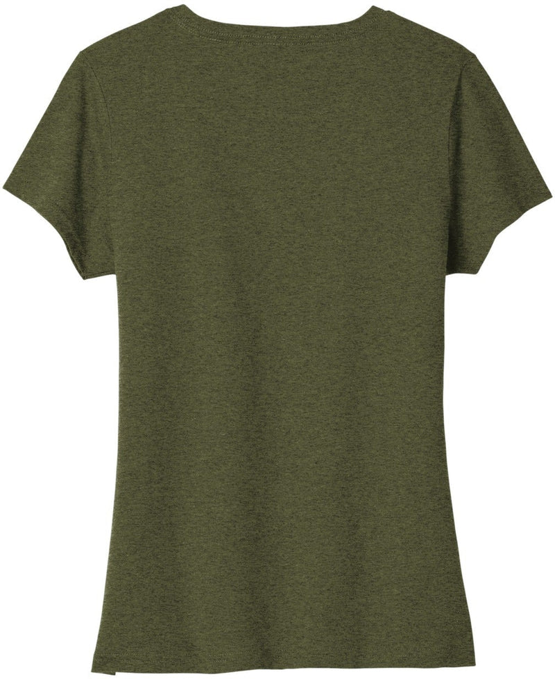 no-logo Port & Company Ladies Tri-Blend V-Neck Tee-Regular-Port & Company-Thread Logic