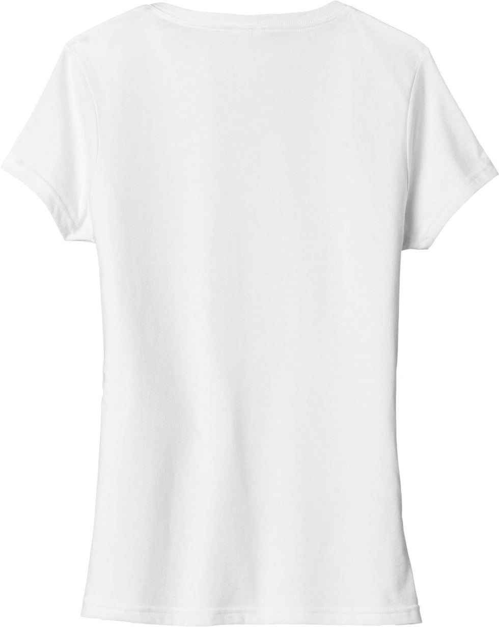 no-logo Port & Company Ladies Tri-Blend V-Neck Tee-Regular-Port & Company-Thread Logic