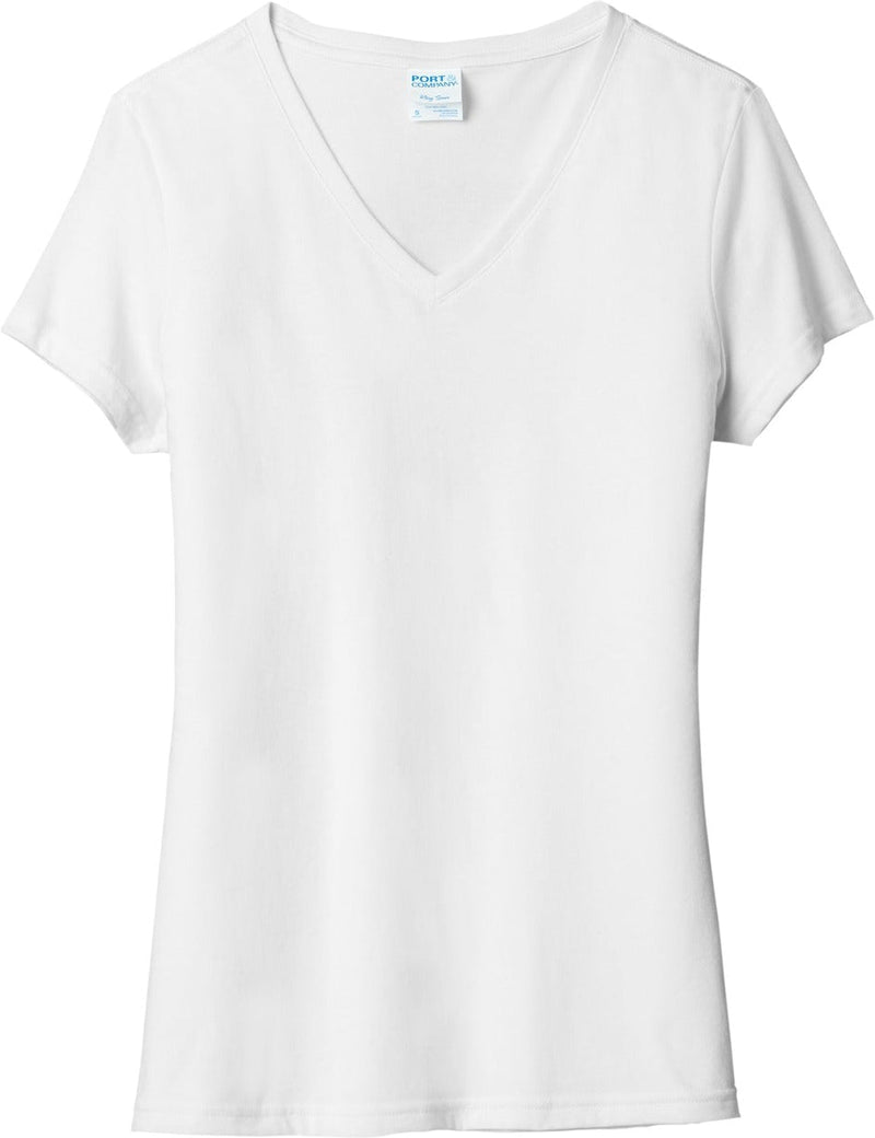 Port & Company Ladies Tri-Blend V-Neck Tee