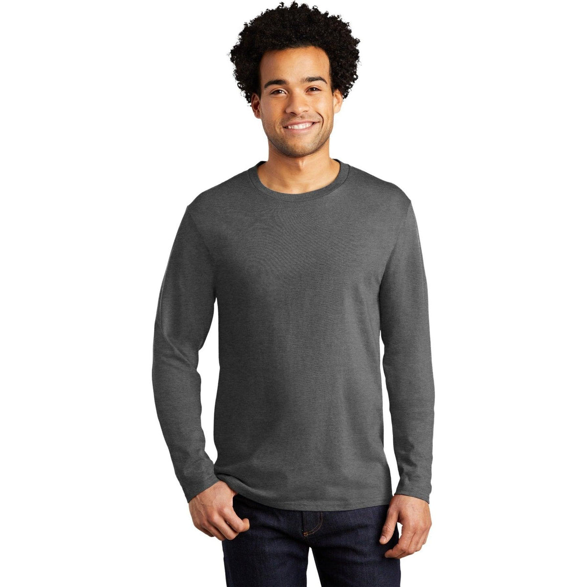 no-logo Port & Company Long Sleeve Bouncer Tee-Regular-Port & Company-Thread Logic