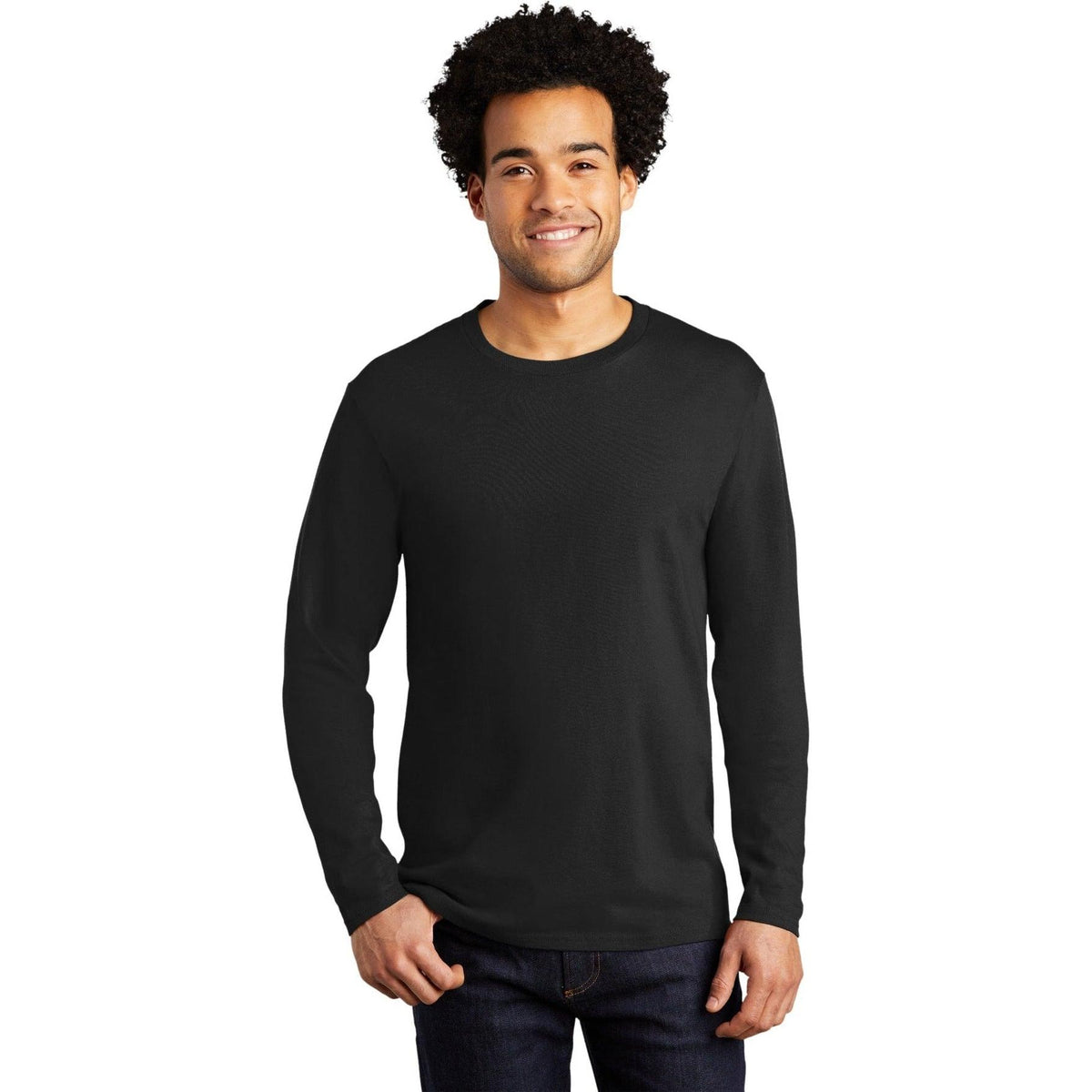 no-logo Port & Company Long Sleeve Bouncer Tee-Regular-Port & Company-Thread Logic