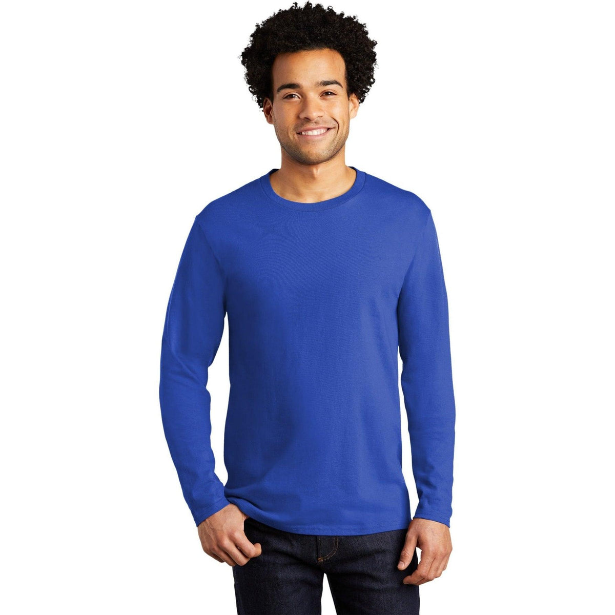 no-logo Port & Company Long Sleeve Bouncer Tee-Regular-Port & Company-Thread Logic