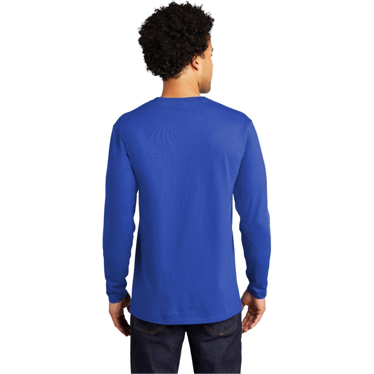 no-logo Port & Company Long Sleeve Bouncer Tee-Regular-Port & Company-Thread Logic