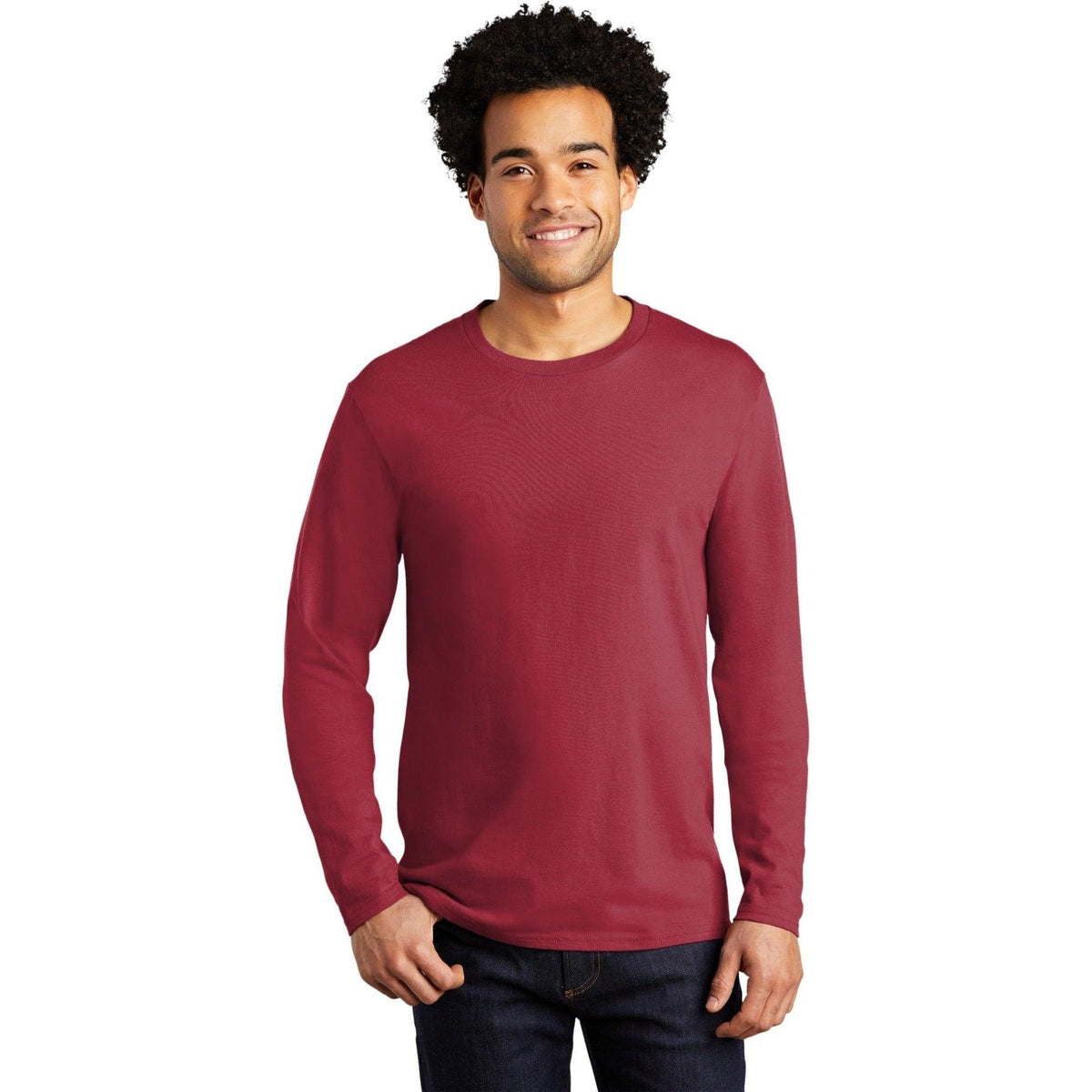 no-logo Port & Company Long Sleeve Bouncer Tee-Regular-Port & Company-Thread Logic