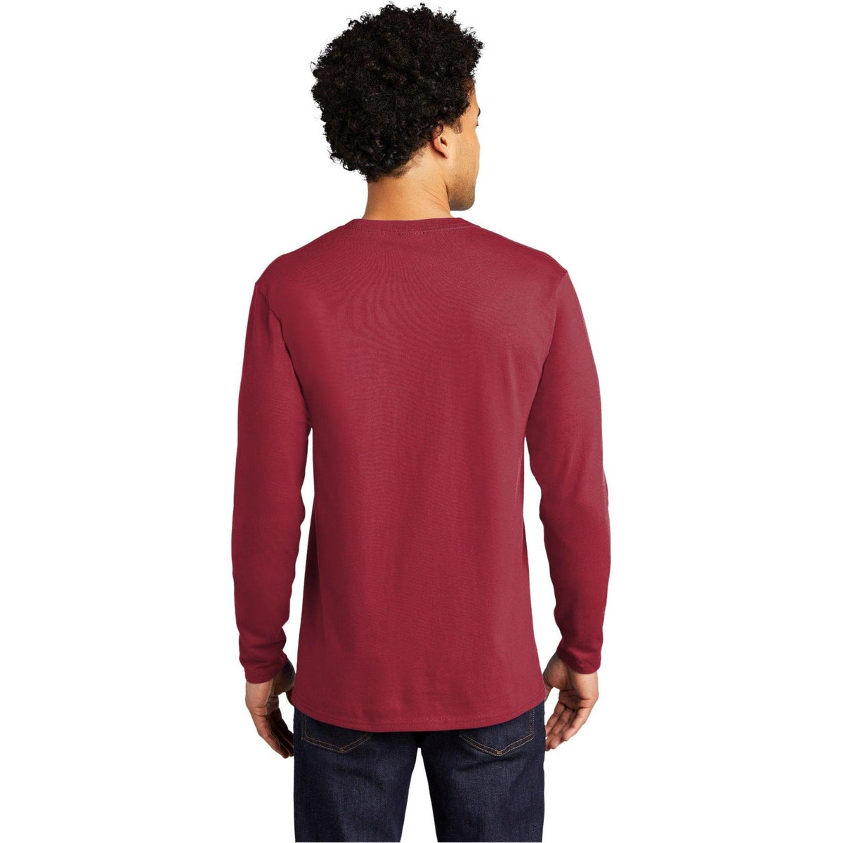 no-logo Port & Company Long Sleeve Bouncer Tee-Regular-Port & Company-Thread Logic