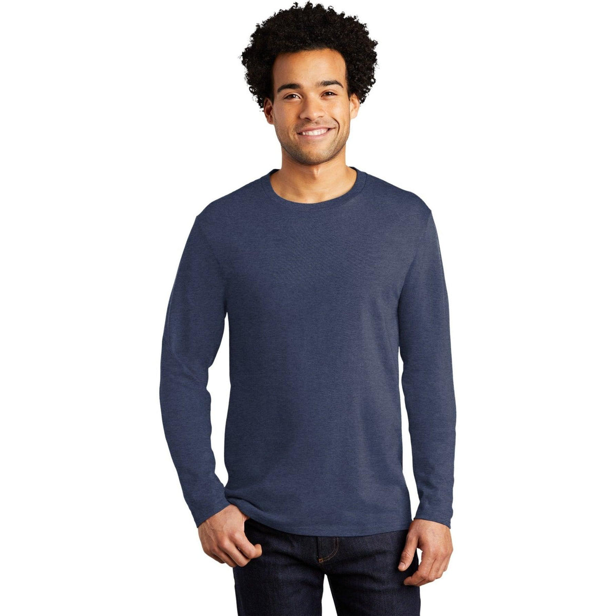 no-logo Port & Company Long Sleeve Bouncer Tee-Regular-Port & Company-Thread Logic