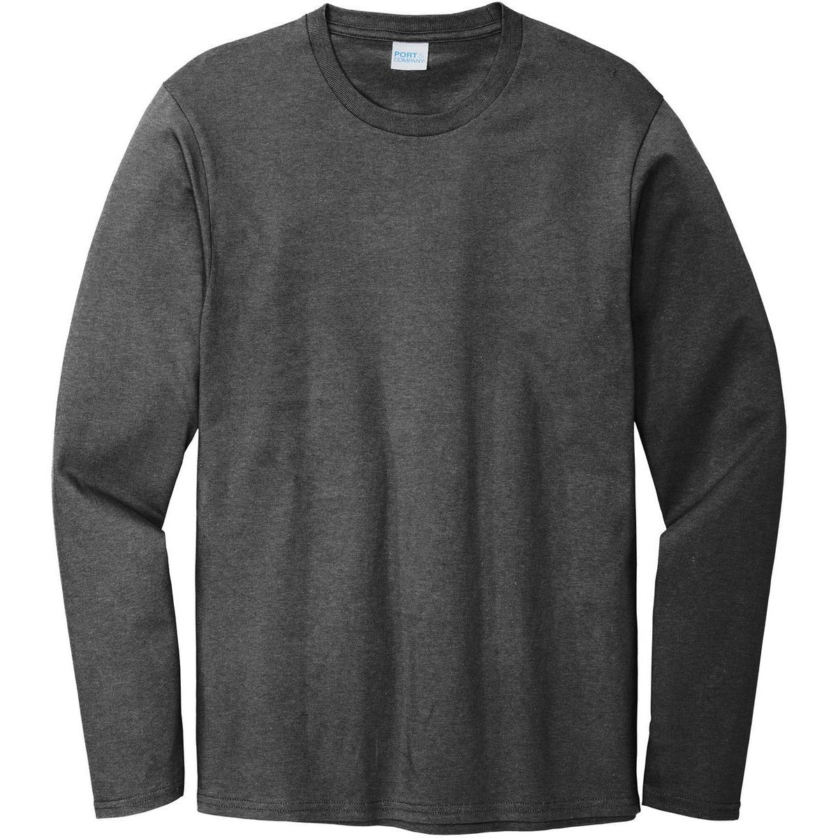 no-logo Port & Company Long Sleeve Bouncer Tee