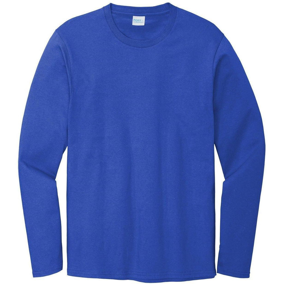 no-logo Port & Company Long Sleeve Bouncer Tee