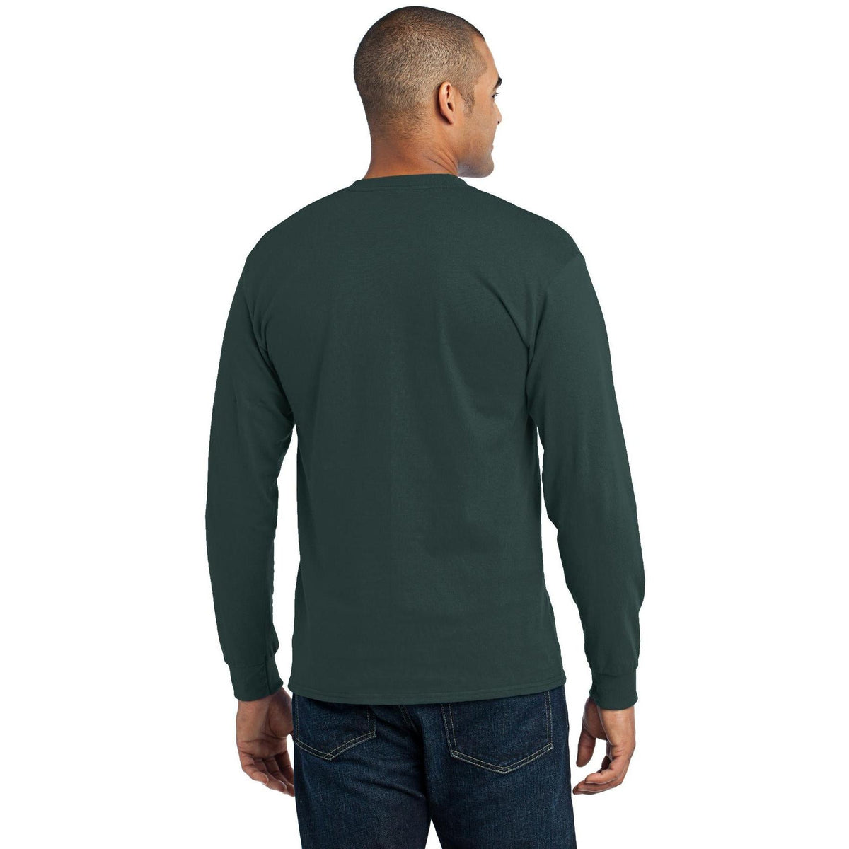 no-logo Port & Company Long Sleeve Core Blend Tee-Regular-Port & Company-Thread Logic