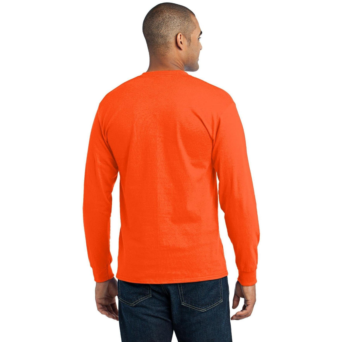 no-logo Port & Company Long Sleeve Core Blend Tee-Regular-Port & Company-Thread Logic