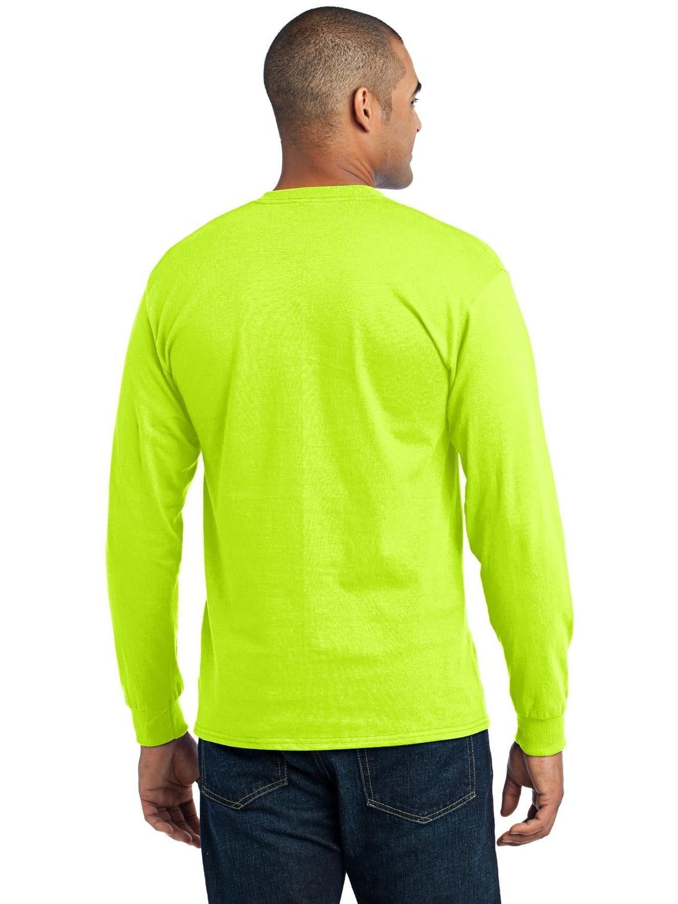 no-logo Port & Company Long Sleeve Core Blend Tee-Regular-Port & Company-Thread Logic