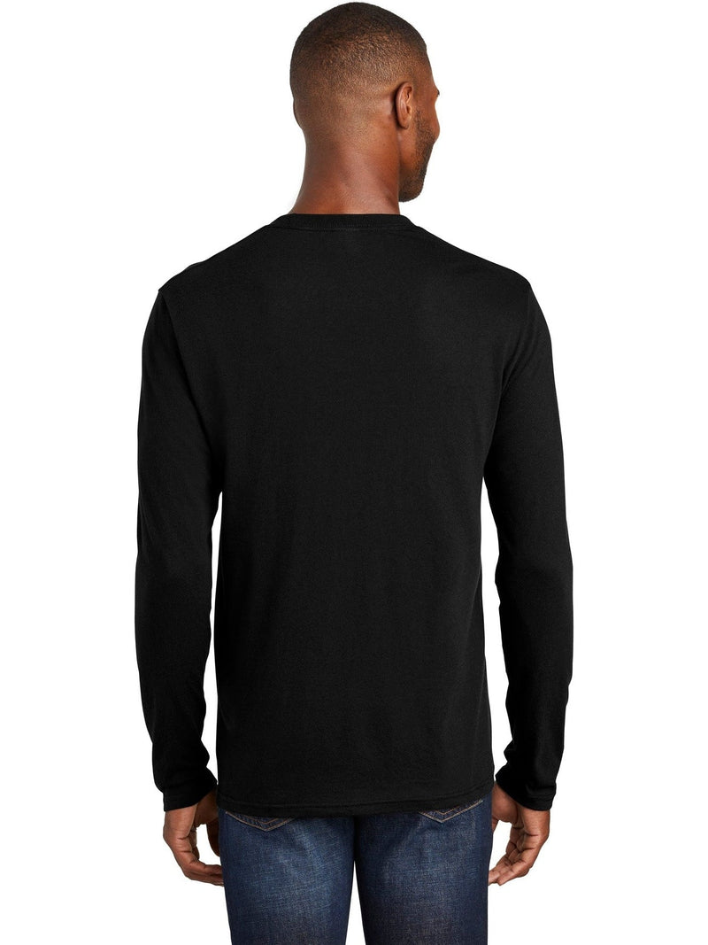 no-logo Port & Company Long Sleeve Fan Favorite Blend Tee-Regular-Port & Company-Thread Logic