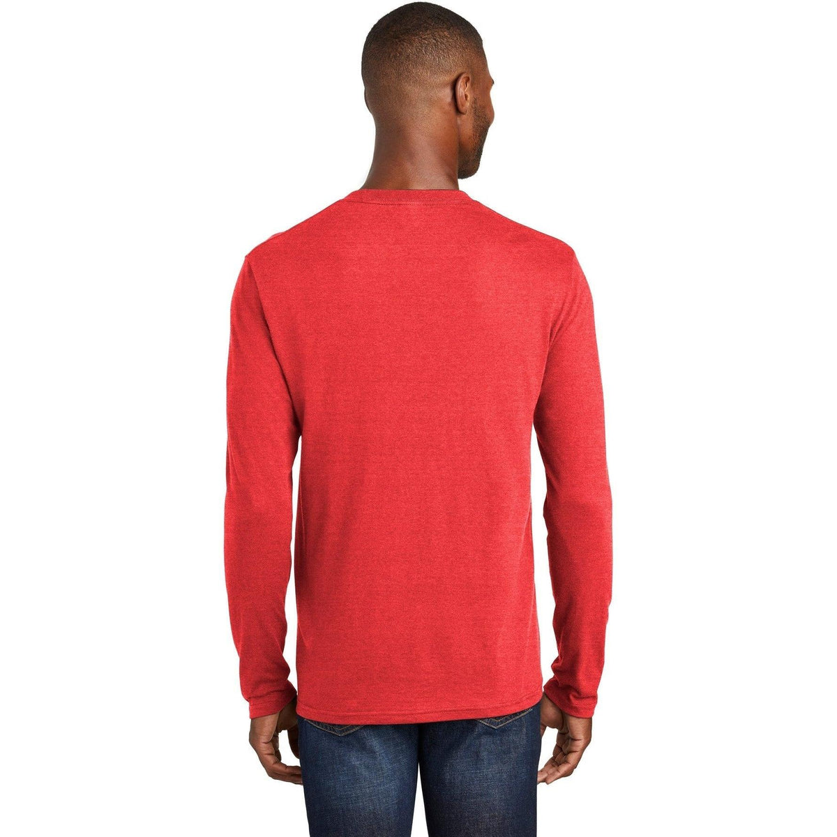 no-logo Port & Company Long Sleeve Fan Favorite Blend Tee-Regular-Port & Company-Thread Logic