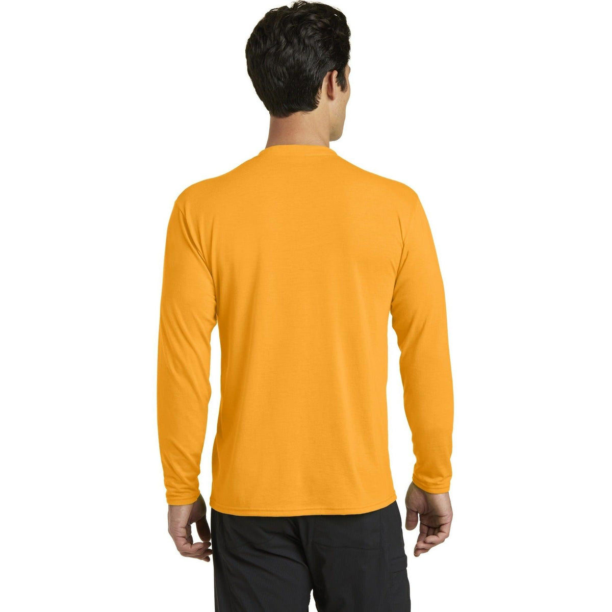 no-logo Port & Company Long Sleeve Performance Blend Tee-Regular-Port & Company-Thread Logic