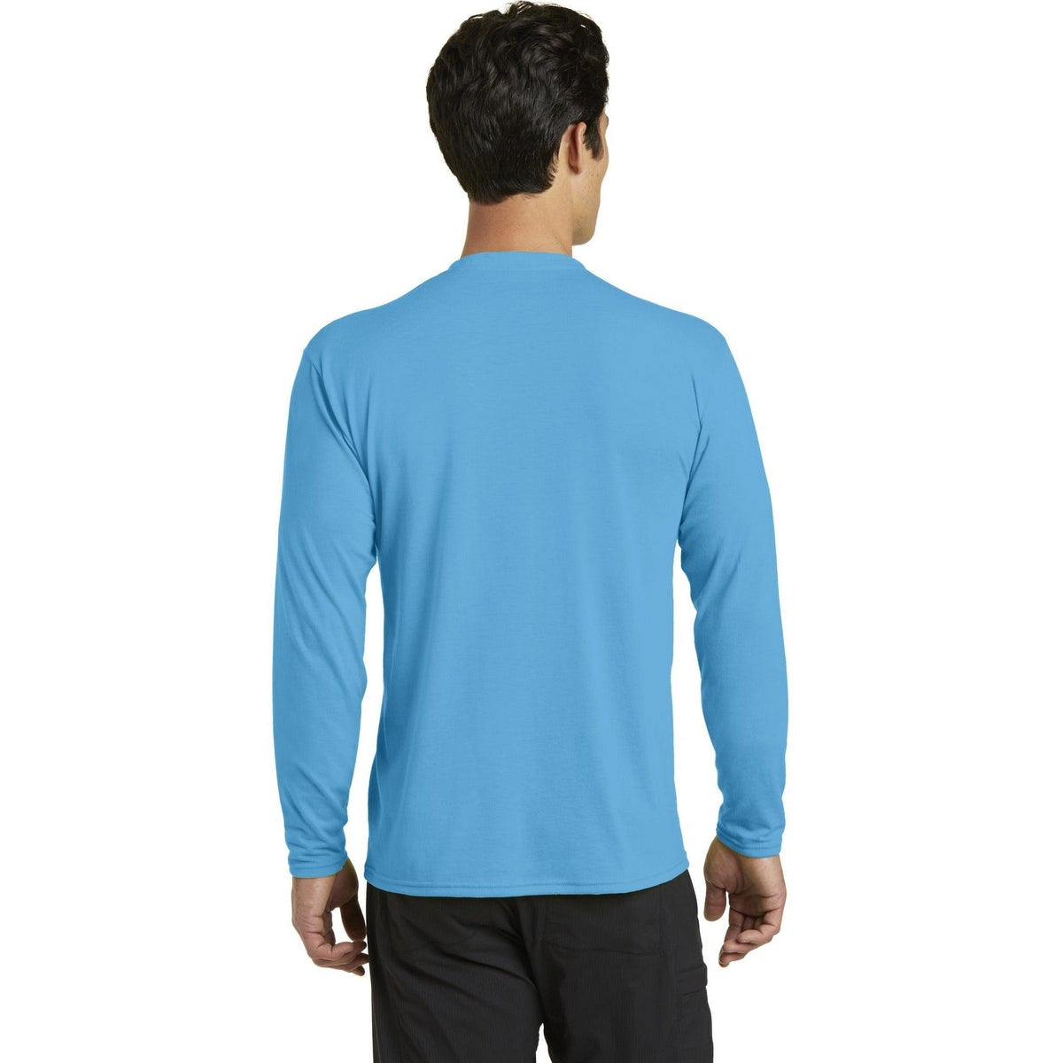 no-logo Port & Company Long Sleeve Performance Blend Tee-Regular-Port & Company-Thread Logic