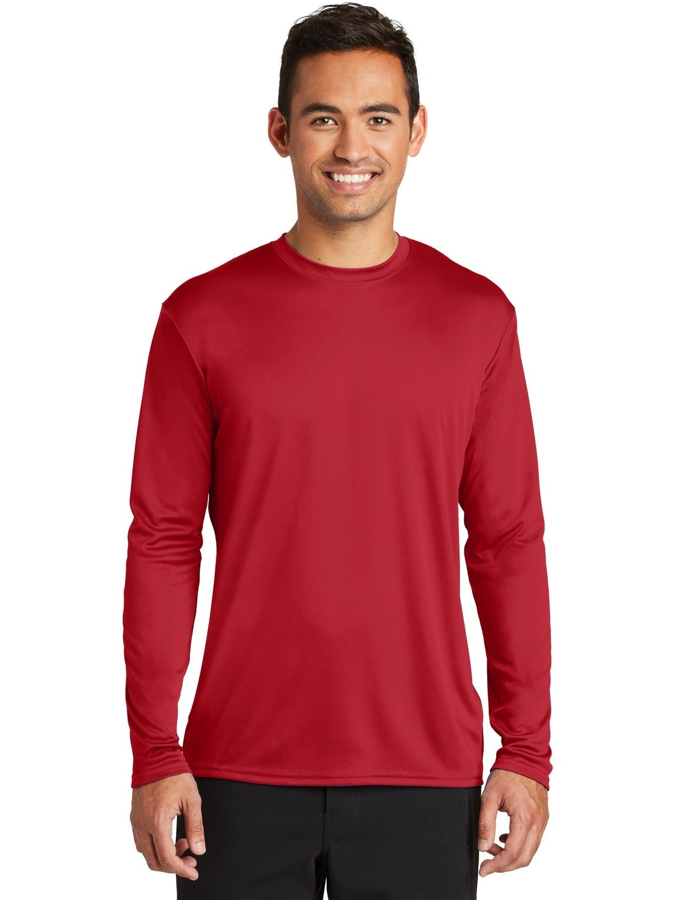 no-logo Port & Company Long Sleeve Performance Tee-Regular-Port & Company-Thread Logic