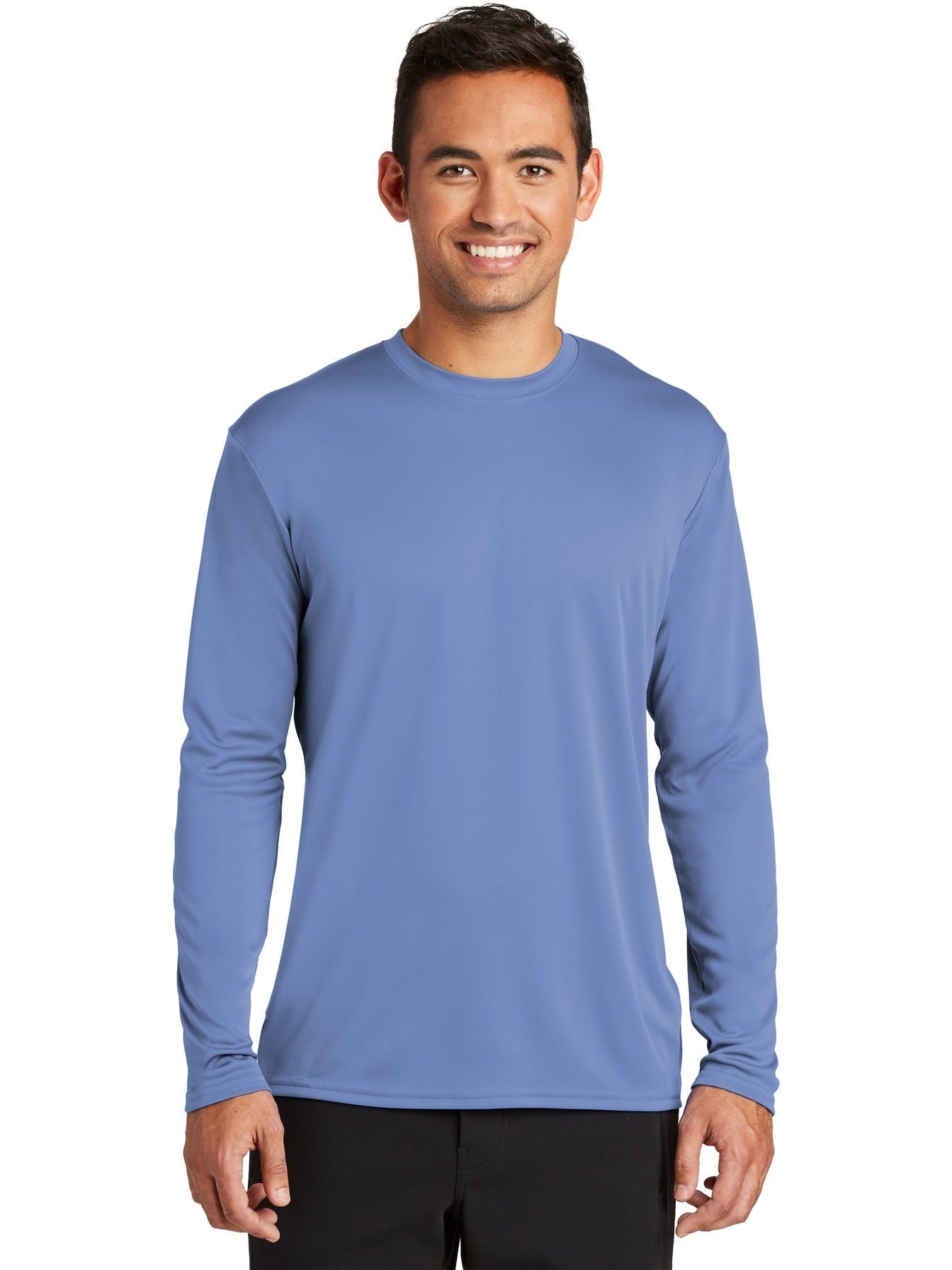 no-logo Port & Company Long Sleeve Performance Tee-Regular-Port & Company-Thread Logic