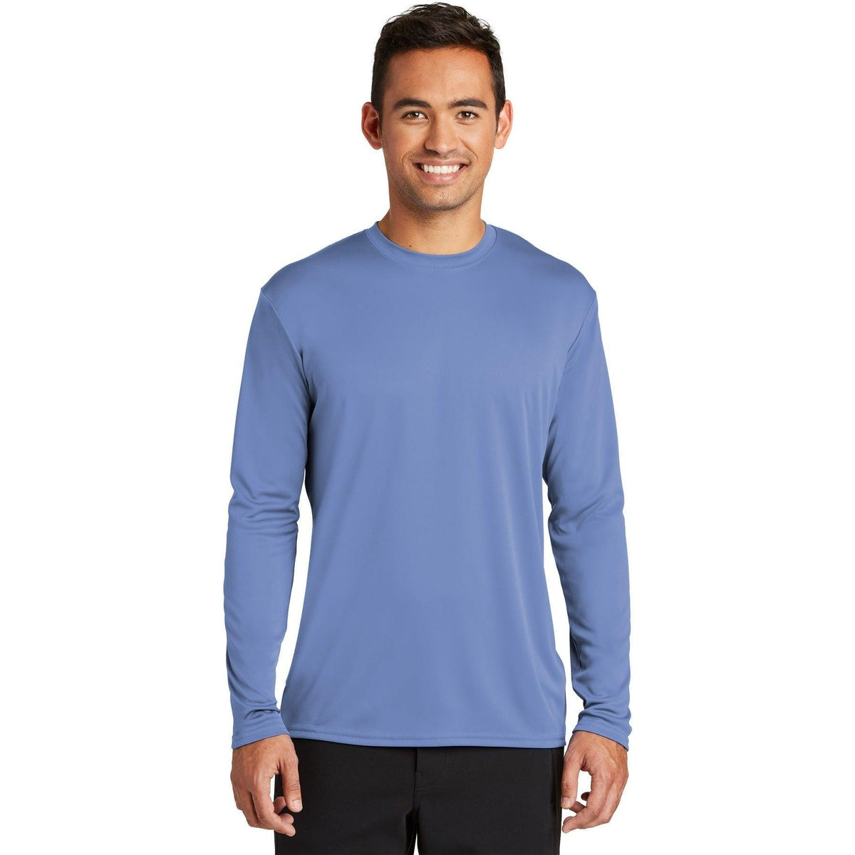 no-logo Port & Company Long Sleeve Performance Tee-Regular-Port & Company-Thread Logic