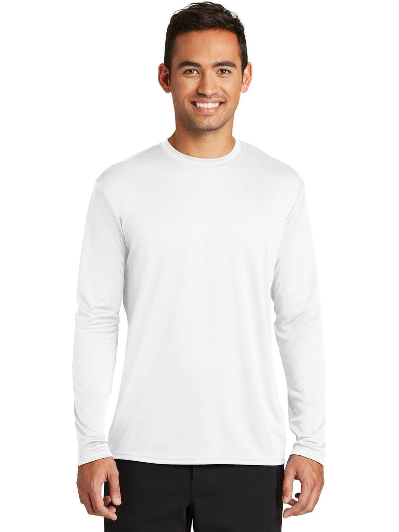 no-logo Port & Company Long Sleeve Performance Tee-Regular-Port & Company-Thread Logic