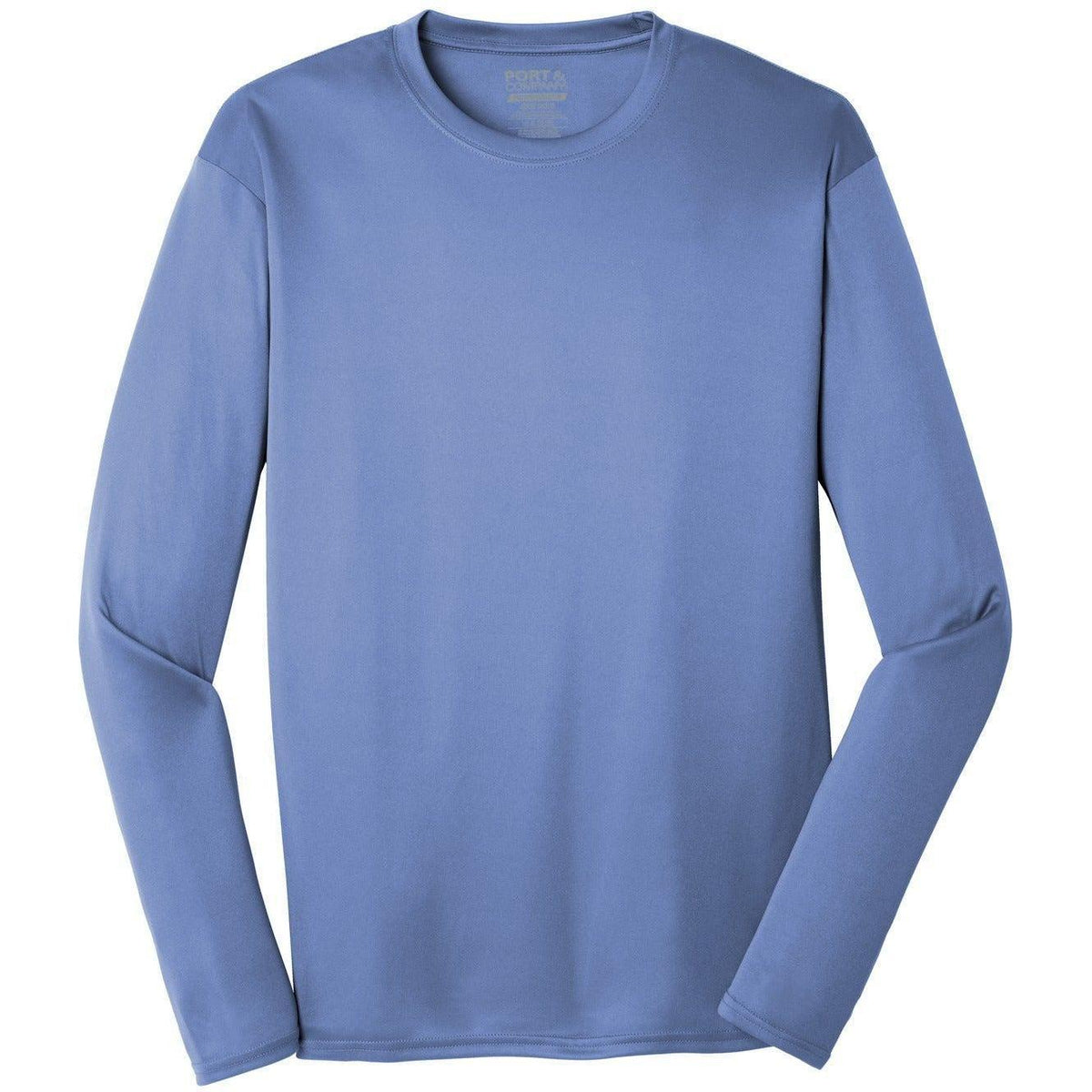 no-logo Port & Company Long Sleeve Performance Tee