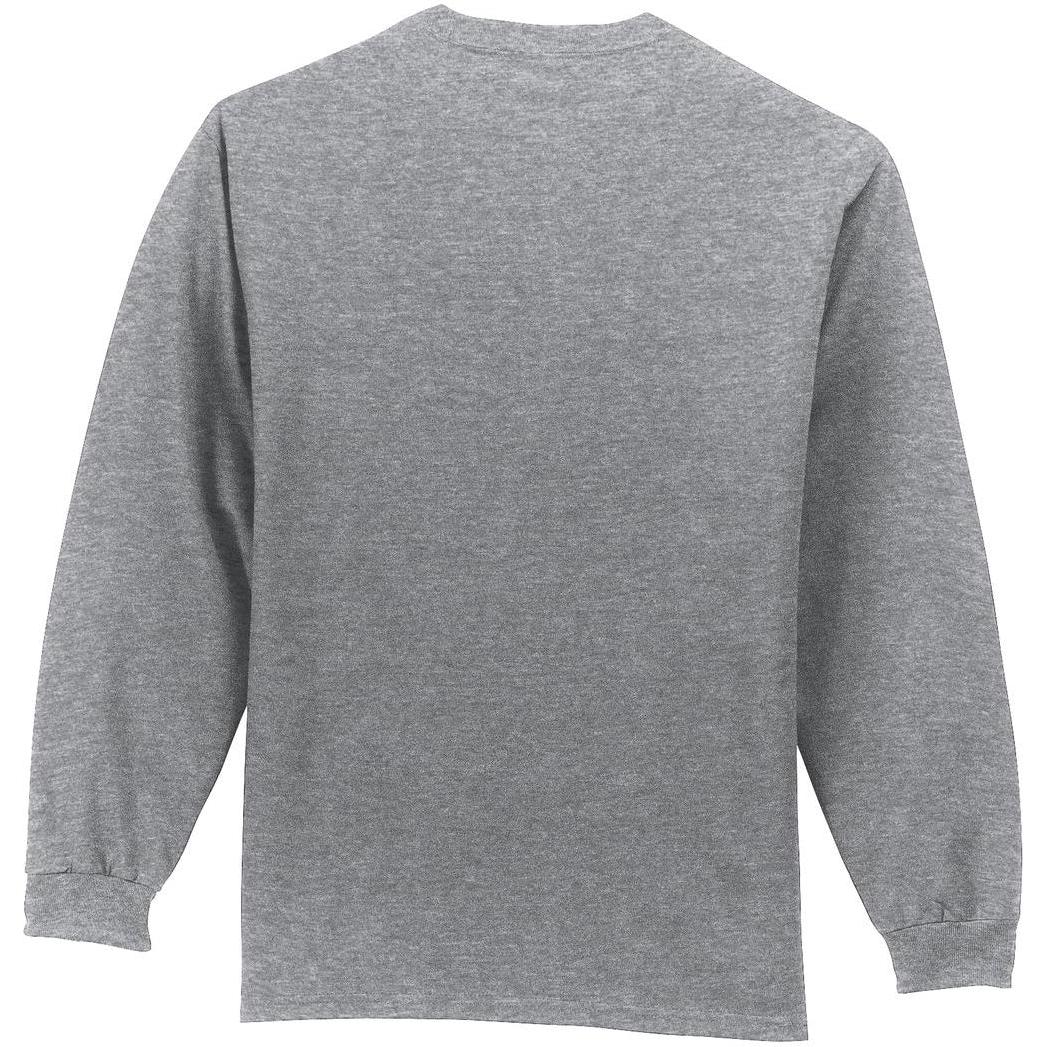 no-logo Port & Company Long Sleeve T-Shirt with Pocket-Regular-Port & Company-Thread Logic